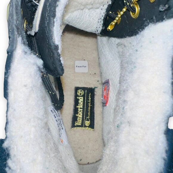 Timberland x Champion 6 in Waterproof Nubuck Suede Boots A1UD4 Youth 7 Women's 9 - Picture 9 of 12